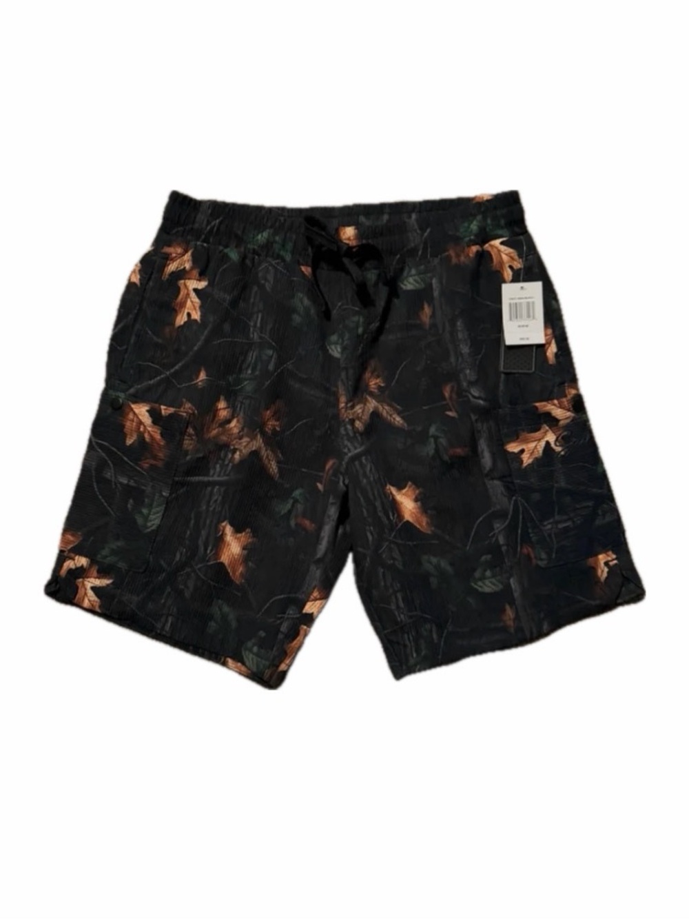 LAST CHANCE ☀️ Saints Studio Black Leaf Camo Shorts